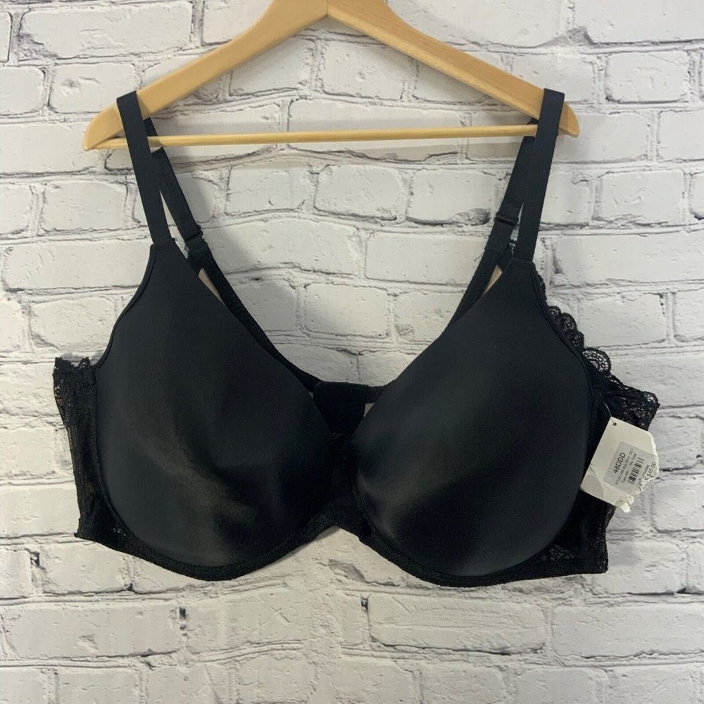 Avenue Body Bra 48DDD The Perfect‎ Back Smoother NWT Black